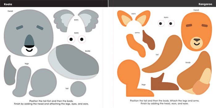 First Sticker Art: Zoo Animals