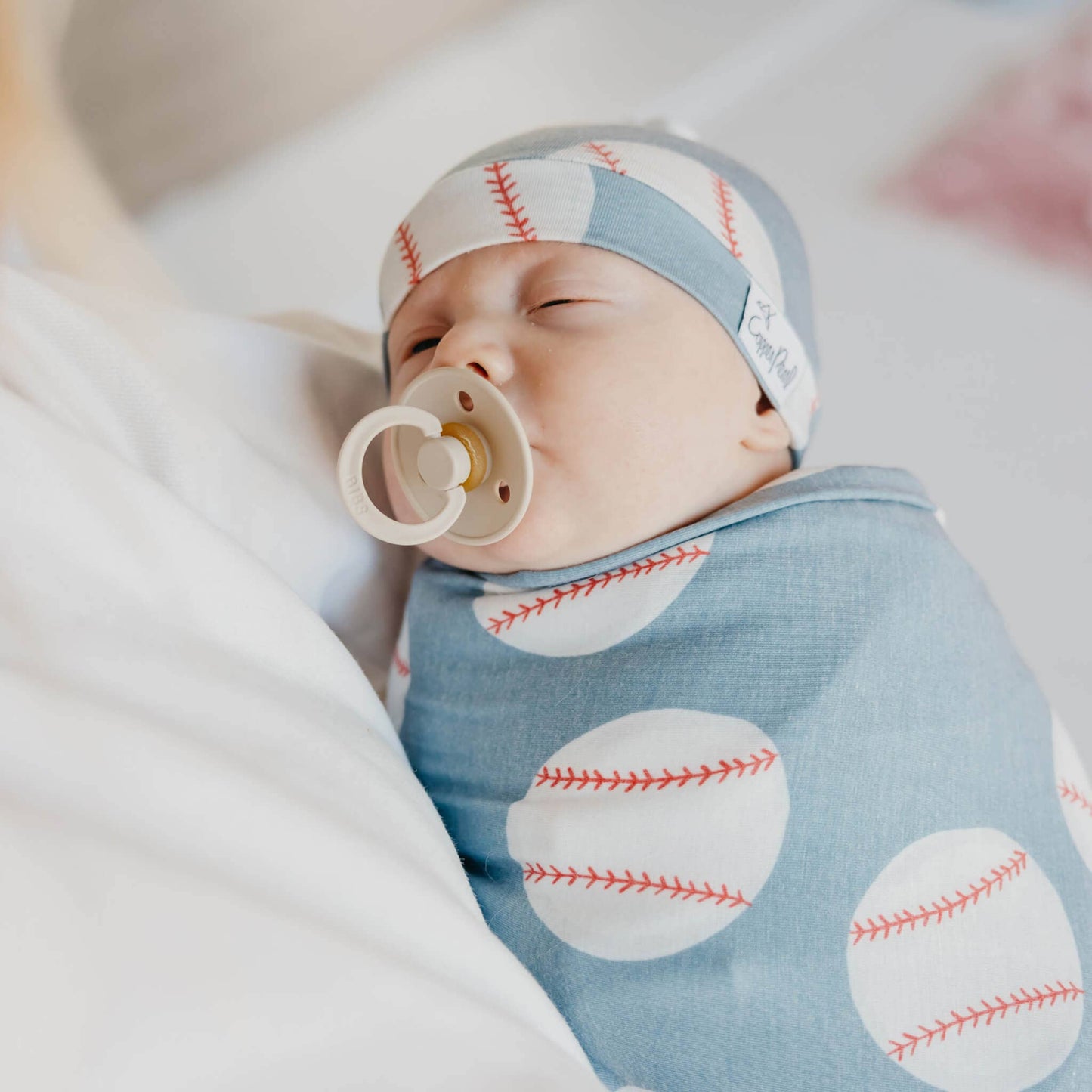 Knit Swaddle Blanket | Slugger