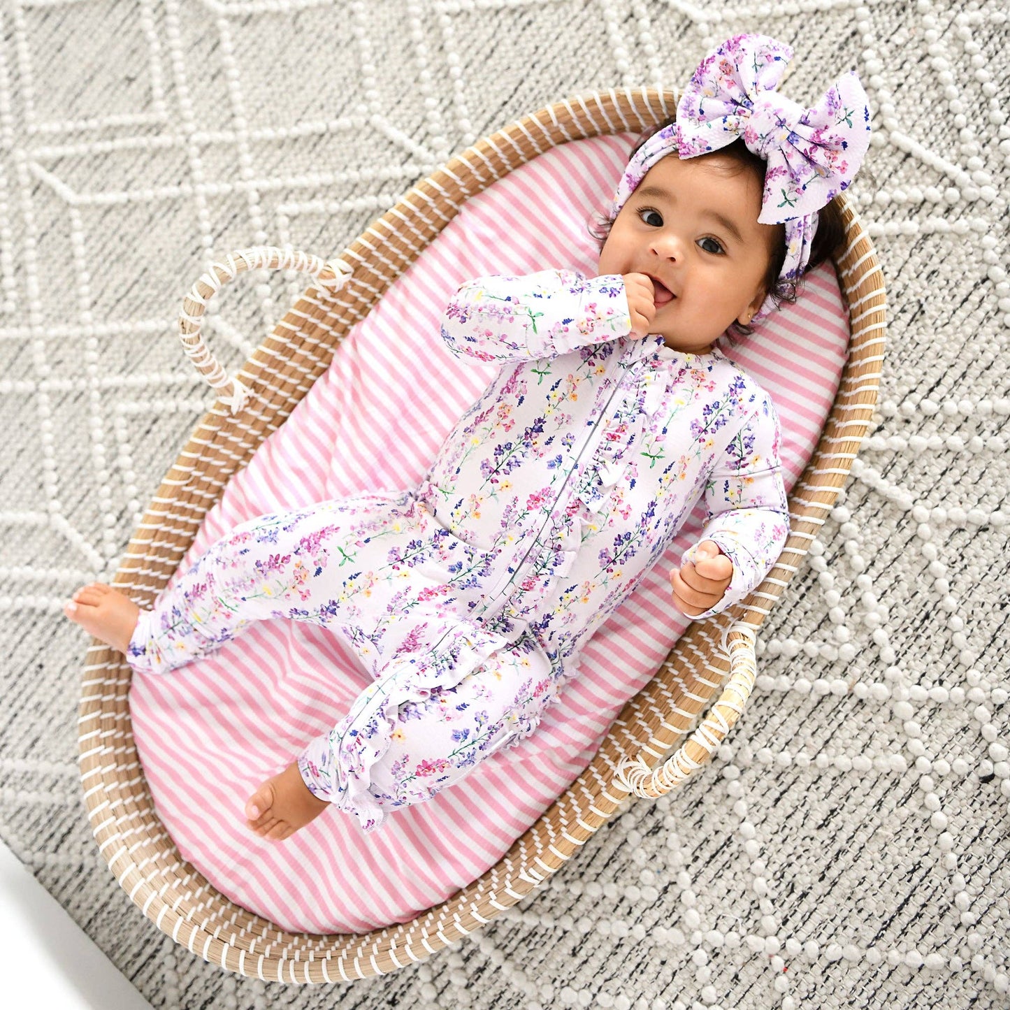 Spring Floral Bamboo Sleeper