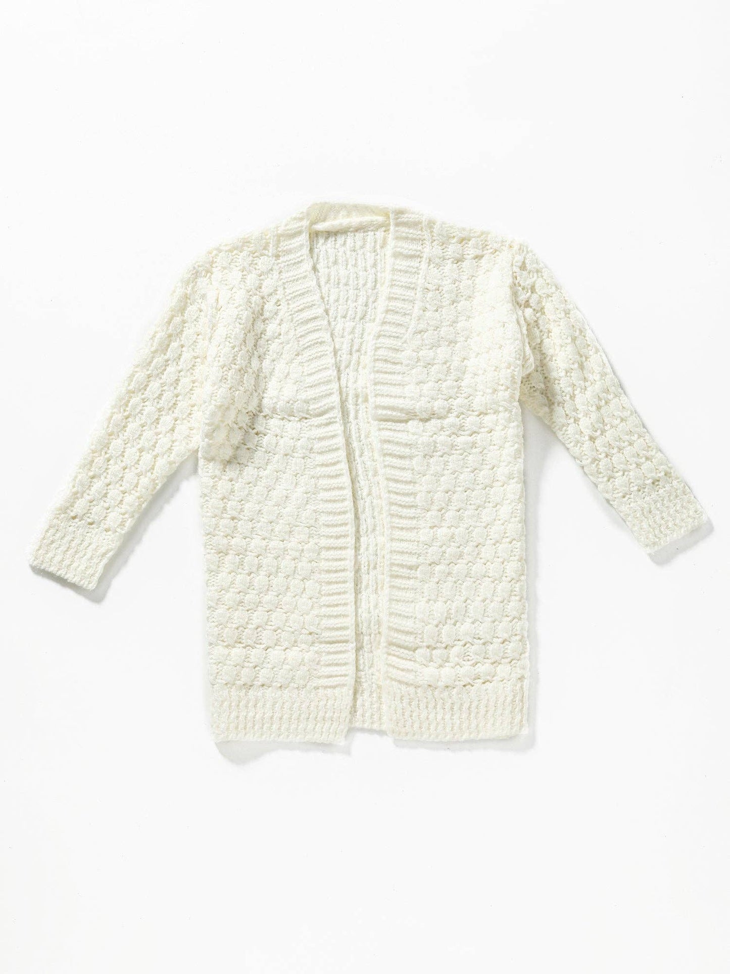 White Puff Cardigan