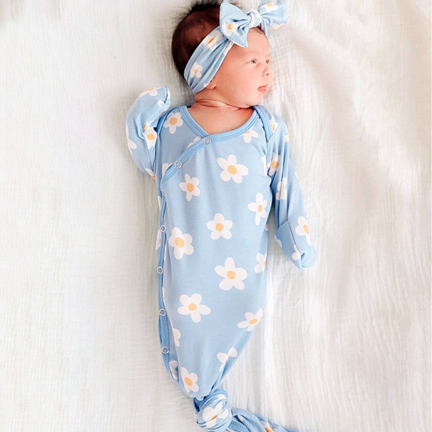 Newborn Knotted Gown | Della