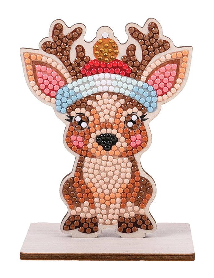 Crystal Art Ornament: Reindeer