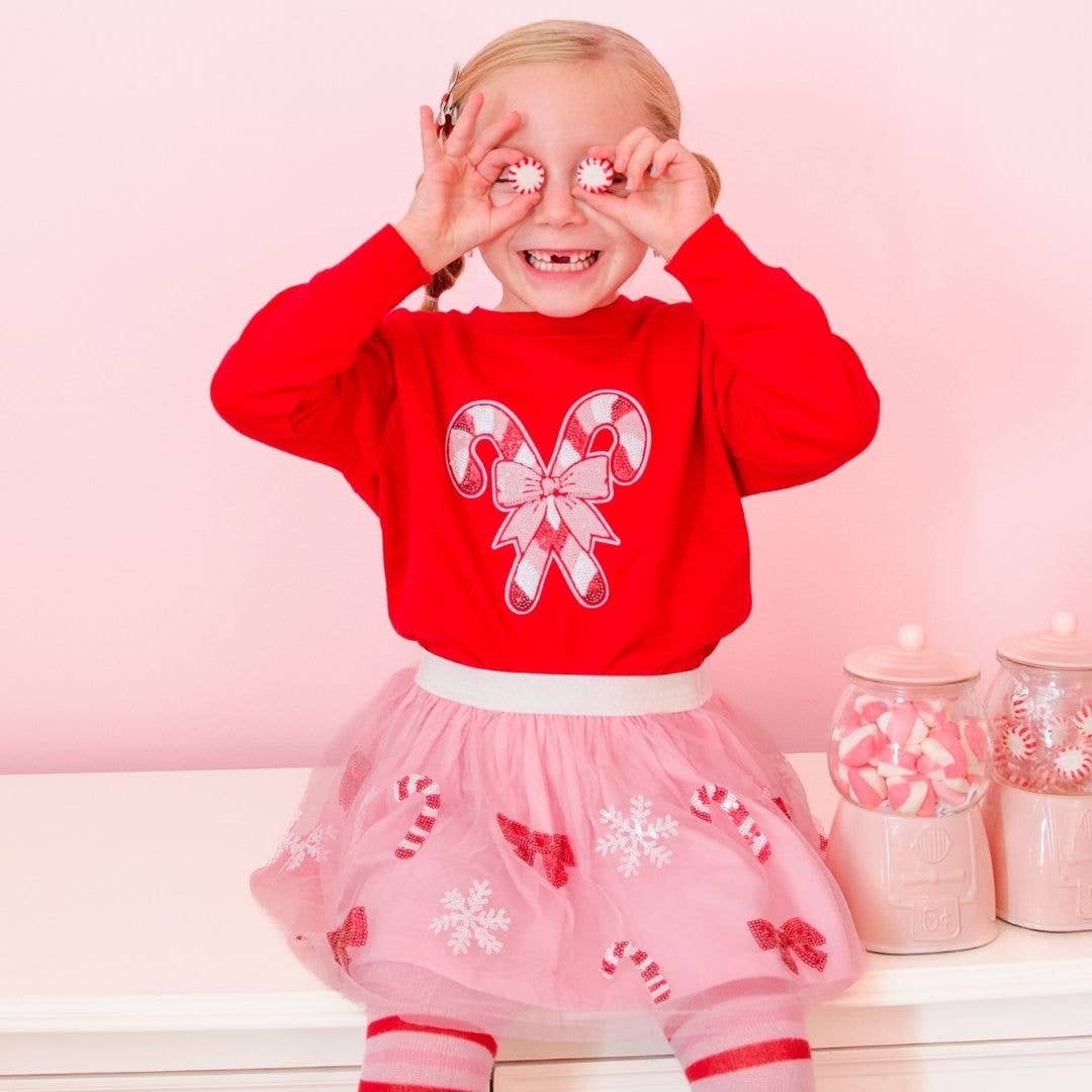 Candy Cane Sequin Tutu