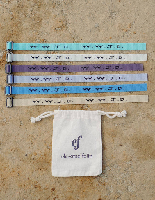 WWJD Bracelet | Blues