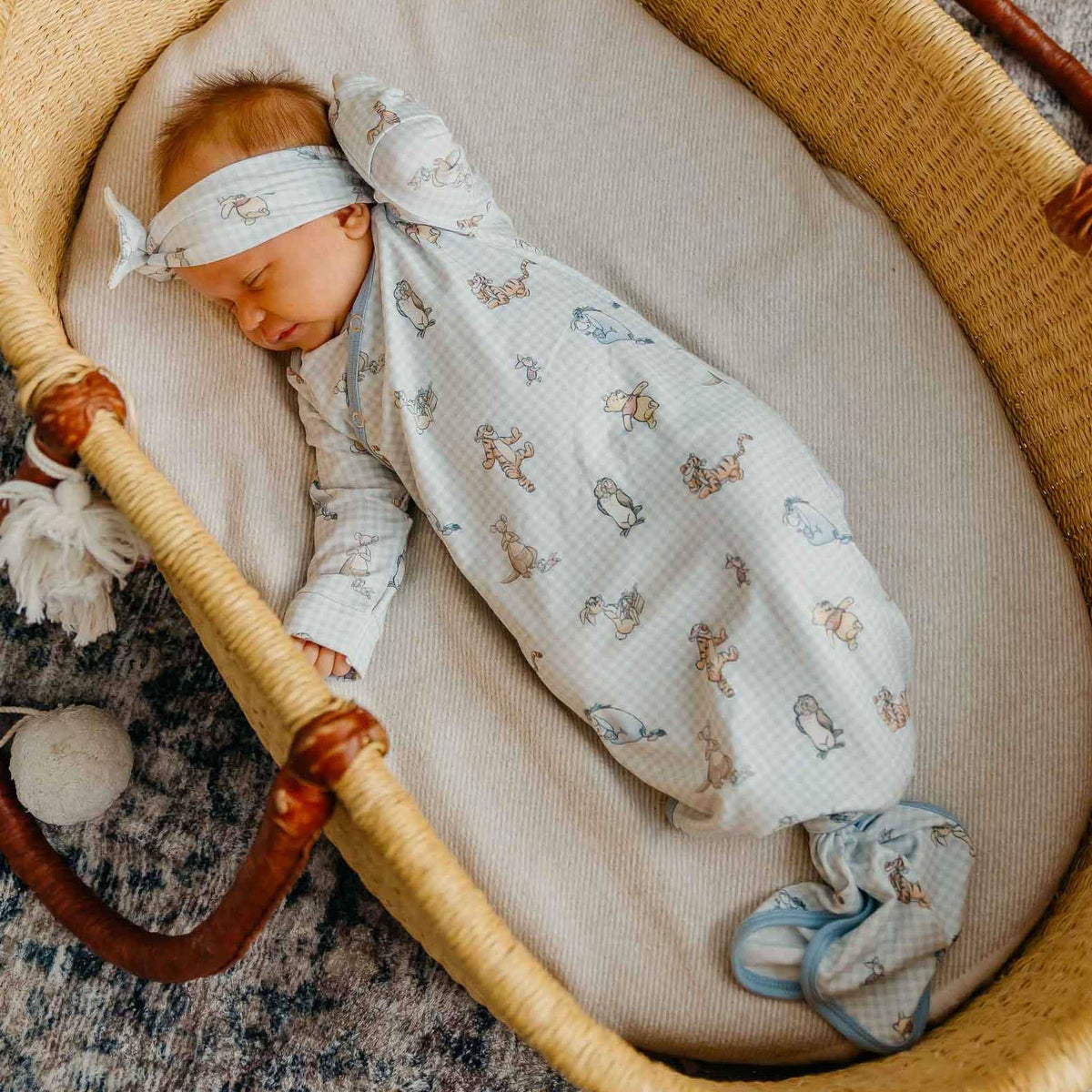 Newborn Knotted Gown | Winnie the Pooh and Friends