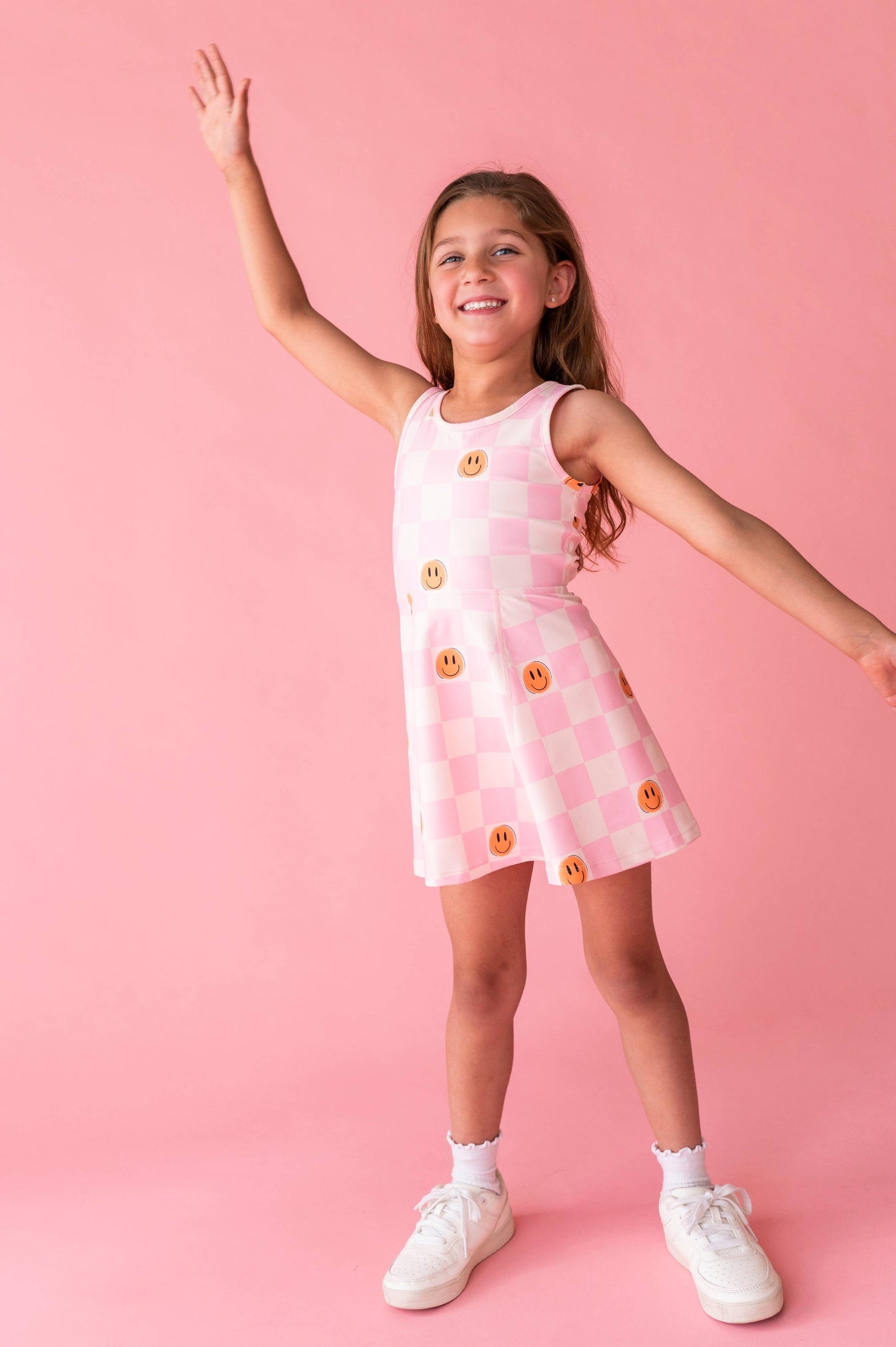 Happy Hopscotch | Twisty Back Active Dress