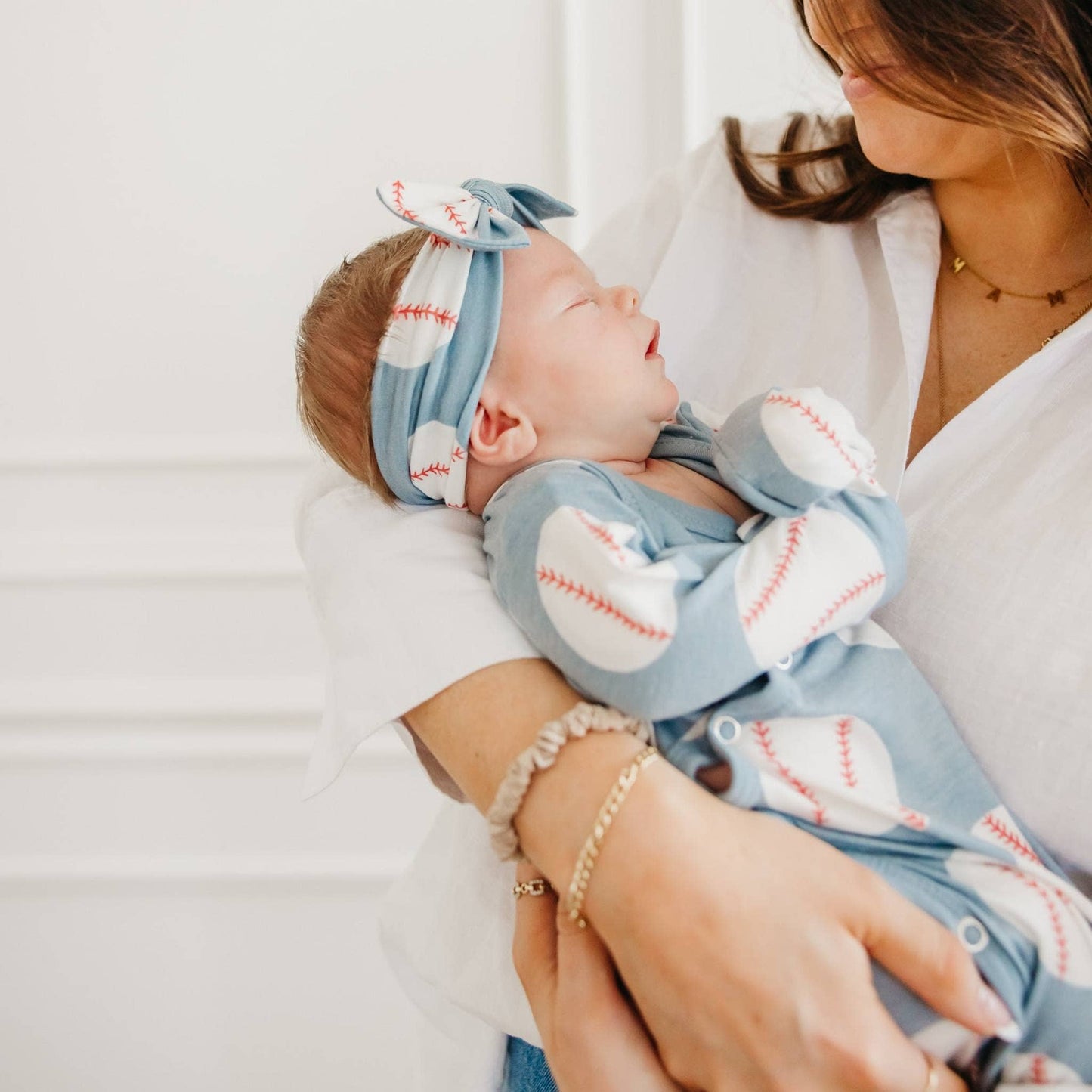 Newborn Knotted Baby Gown | Slugger