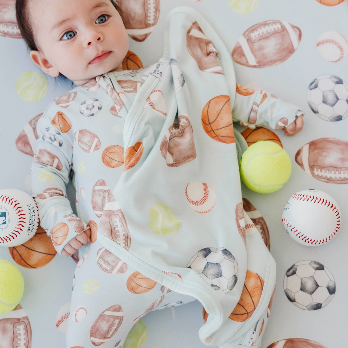 Three-Layer Security Blanket Set | Sports Medley