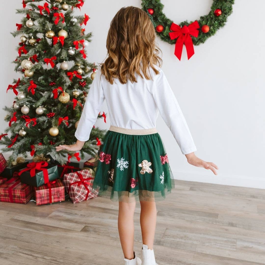 Gingerbread Joy Christmas Tutu