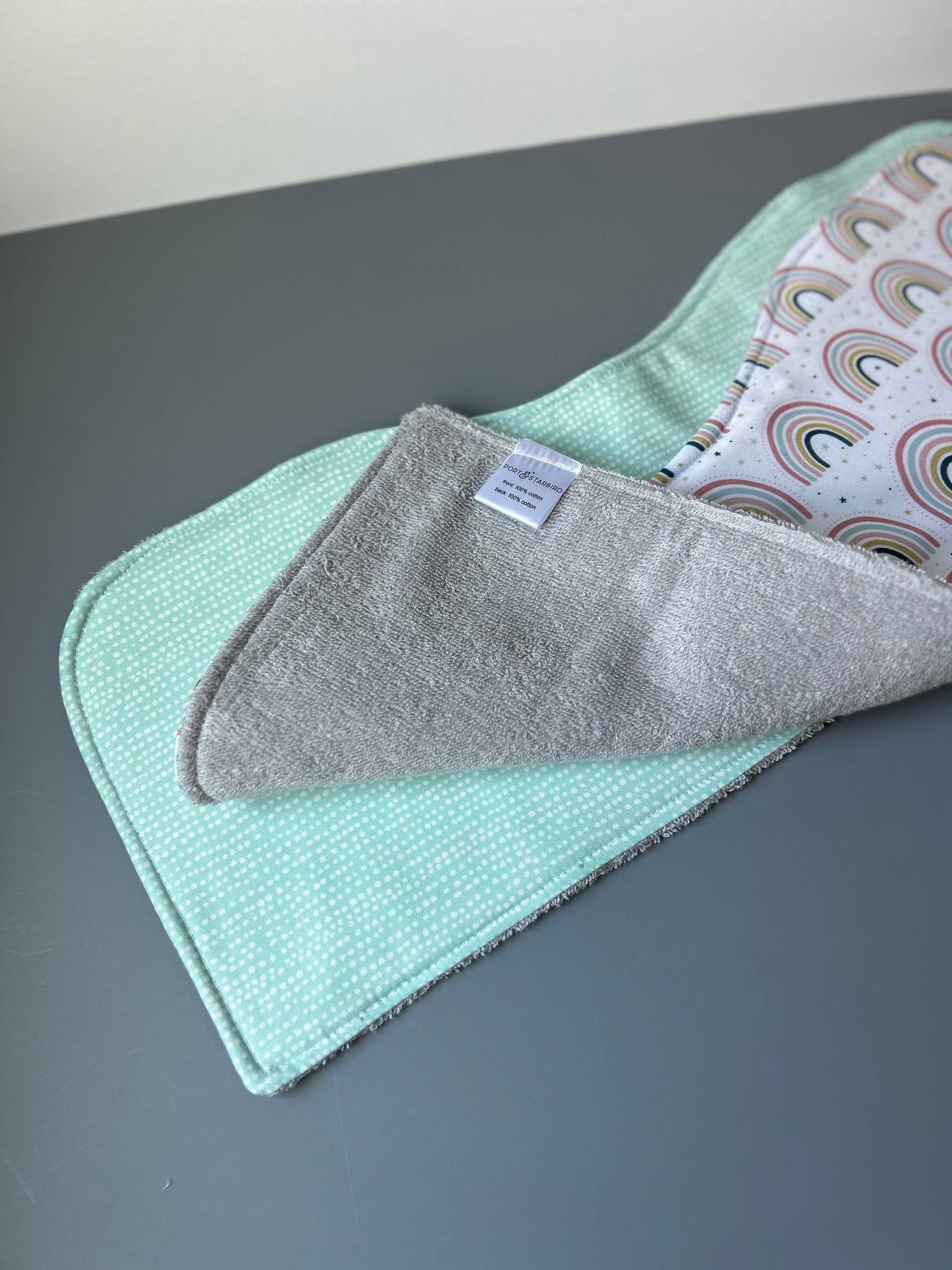 Burp Cloth Set | Somewhere Over the Rainbow