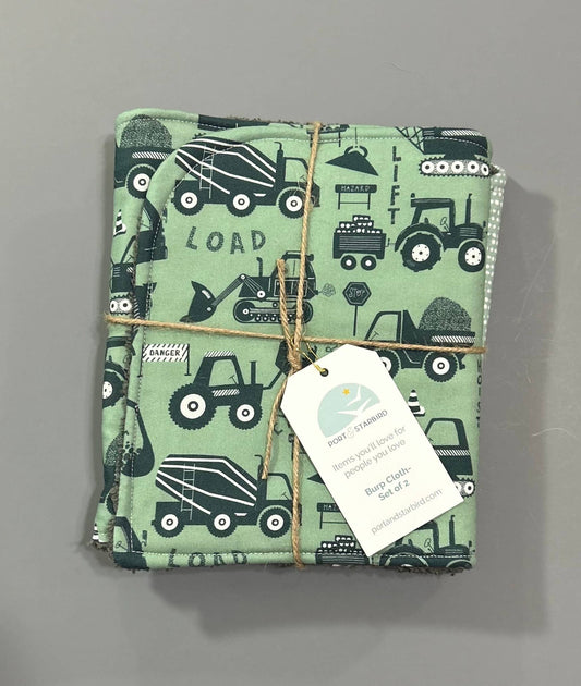 Burp Cloth Set | Construction