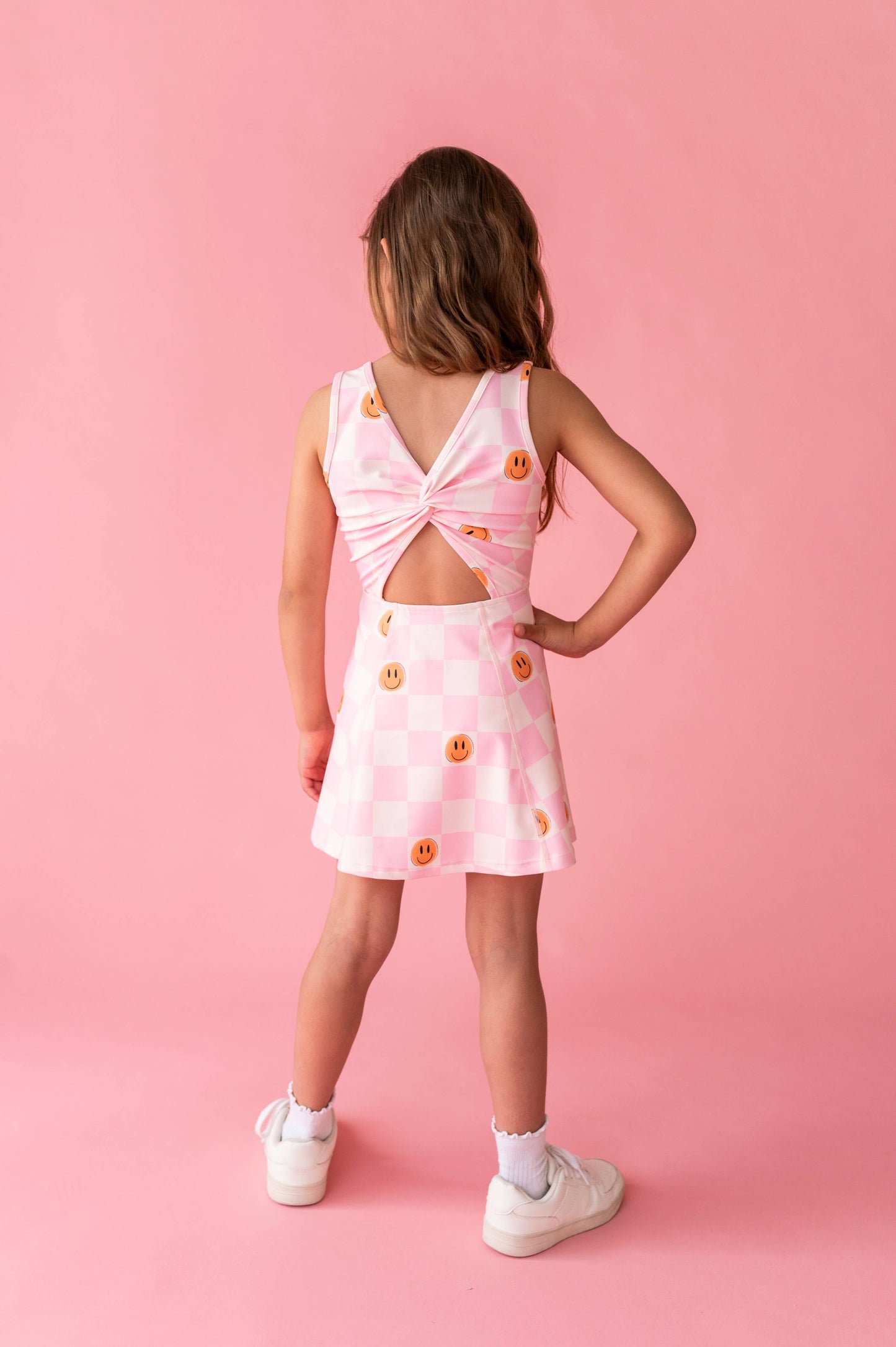 Happy Hopscotch | Twisty Back Active Dress