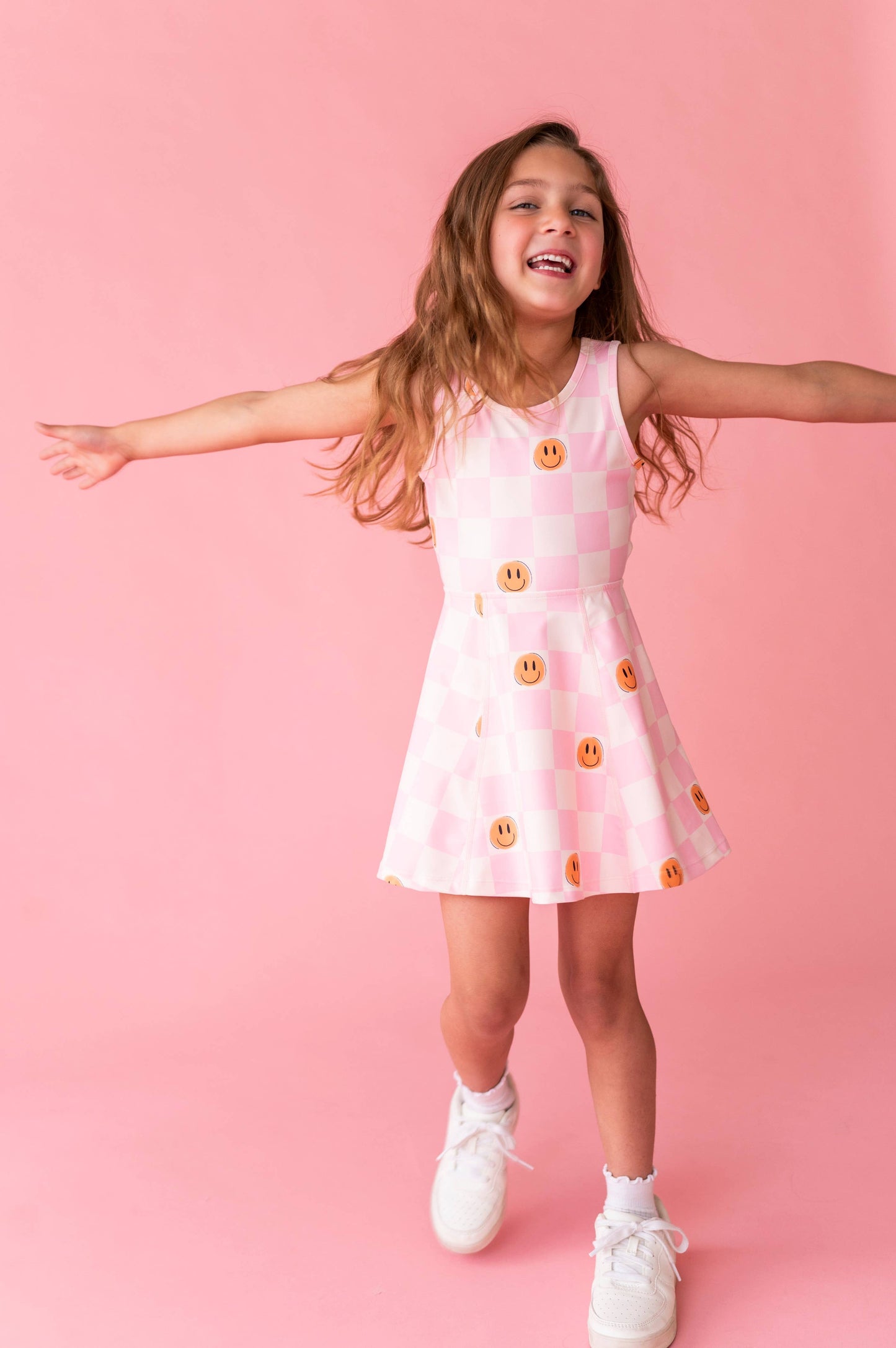 Happy Hopscotch | Twisty Back Active Dress