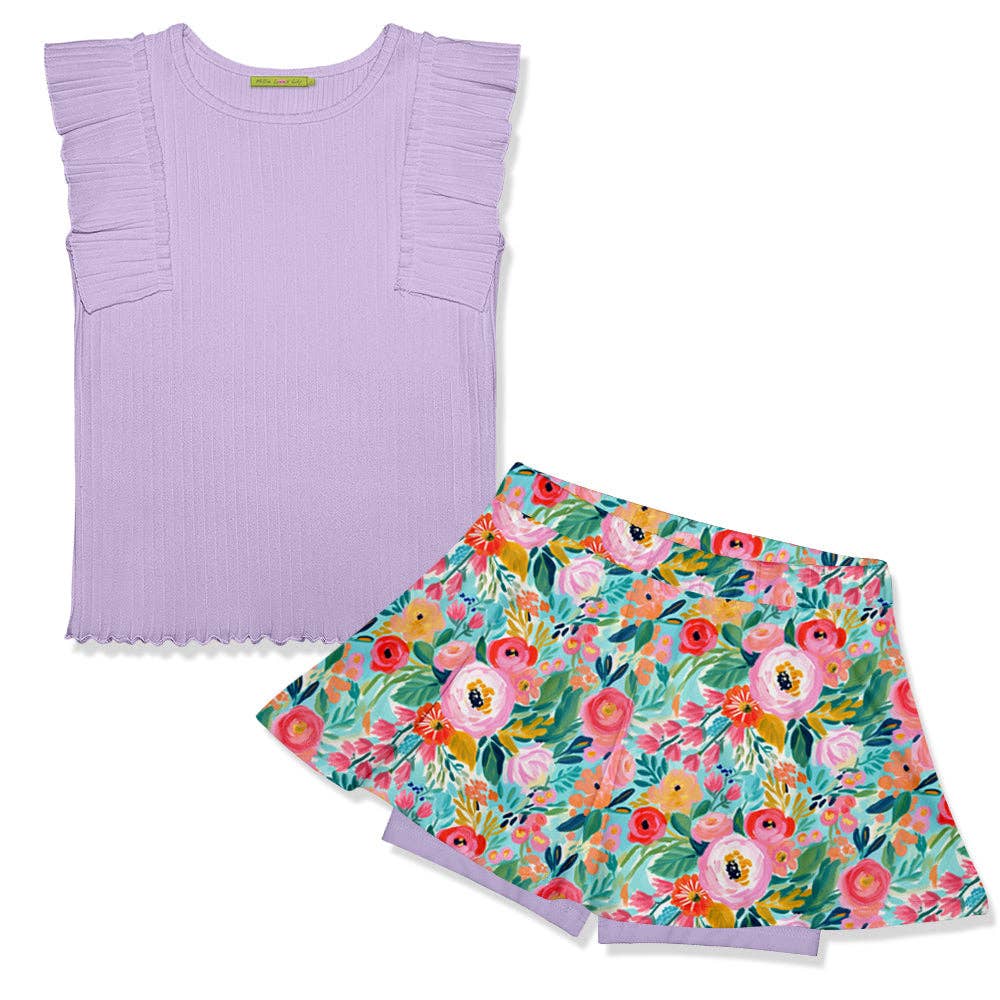 Floral Skort Set