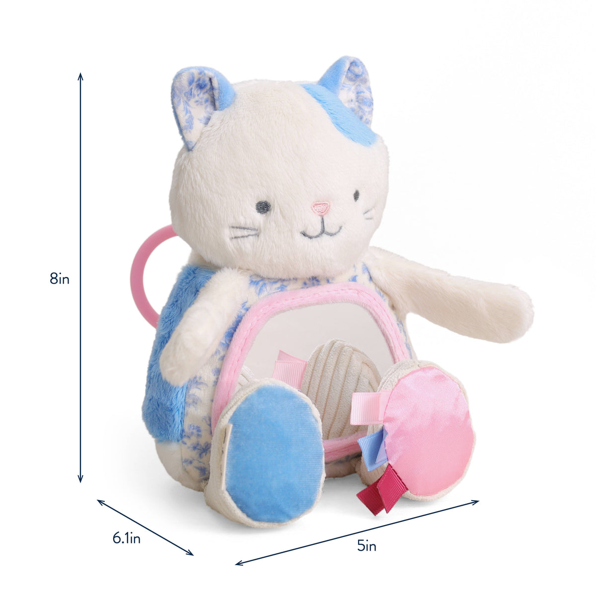 Itzy Bitzy Mirror™ Sensory Tummy Time Mirror | Kitty