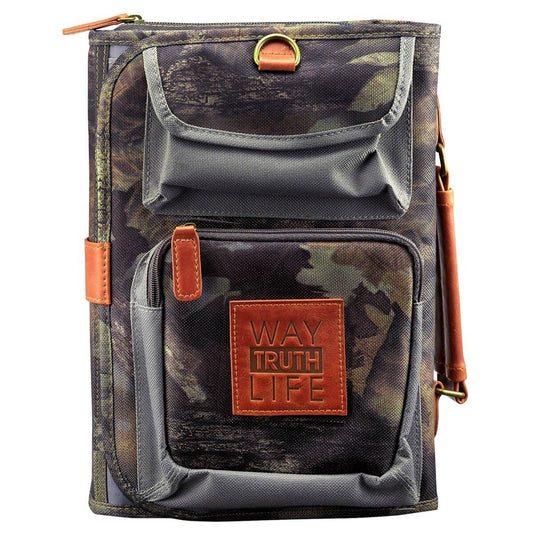 Way Truth Life Camo Bible Cover