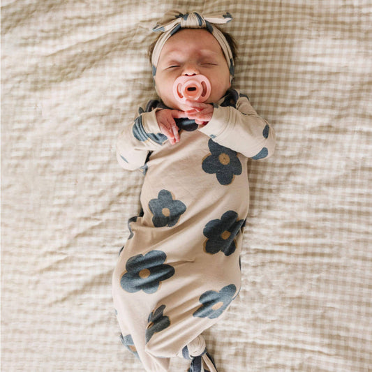 Newborn Knotted Gown | Gemma