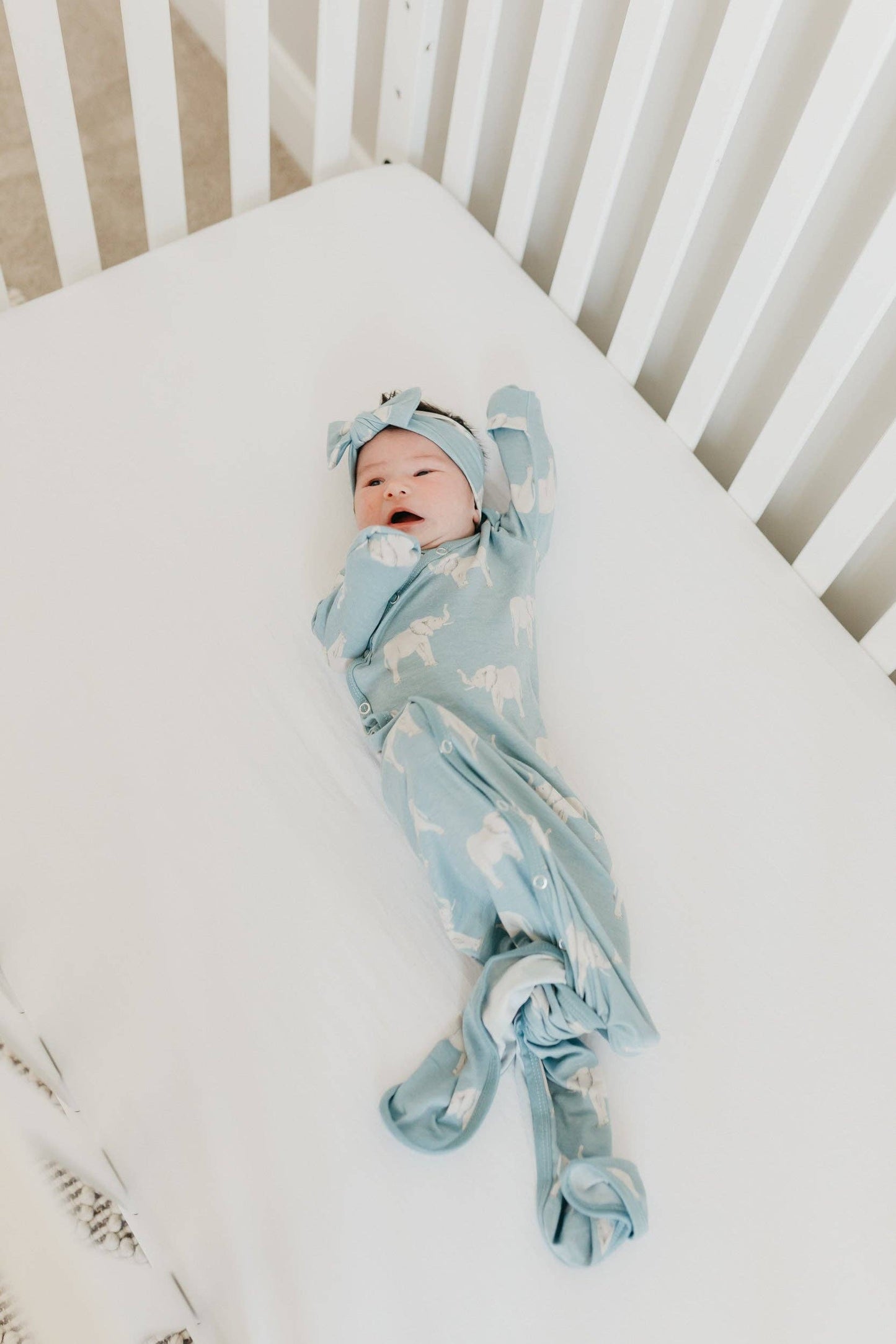 Newborn Knotted Gown | Peanut