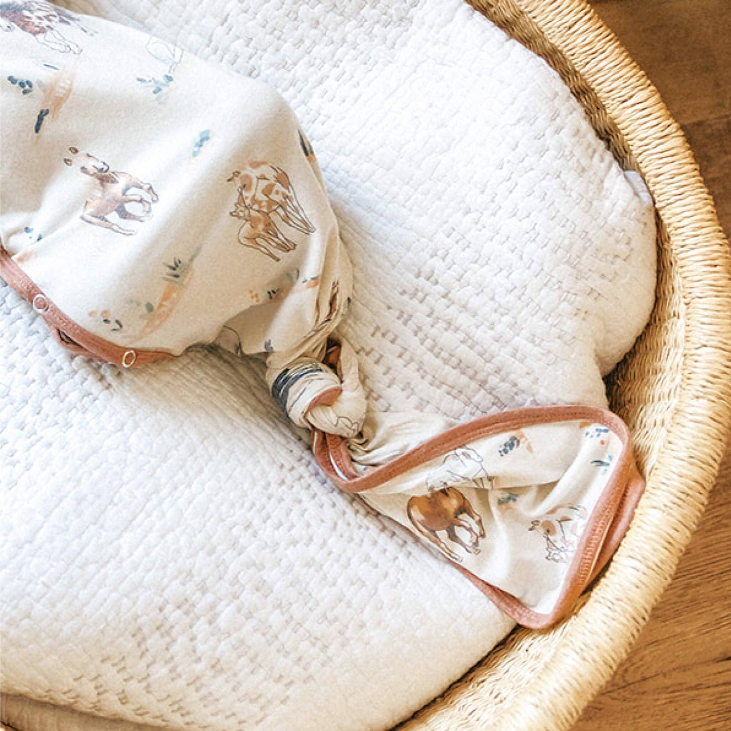 Newborn Knotted Baby Gown | Montana