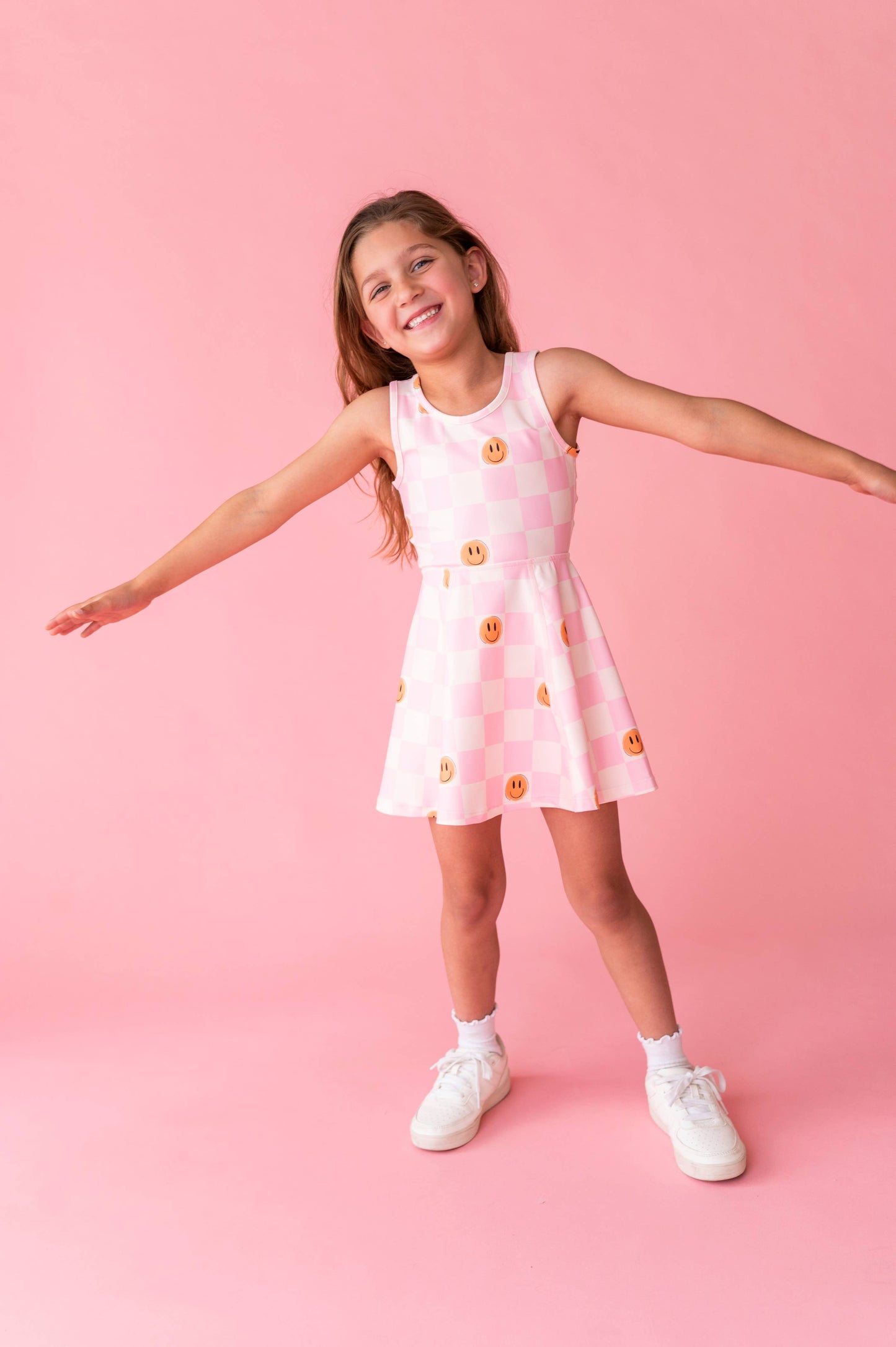 Happy Hopscotch | Twisty Back Active Dress