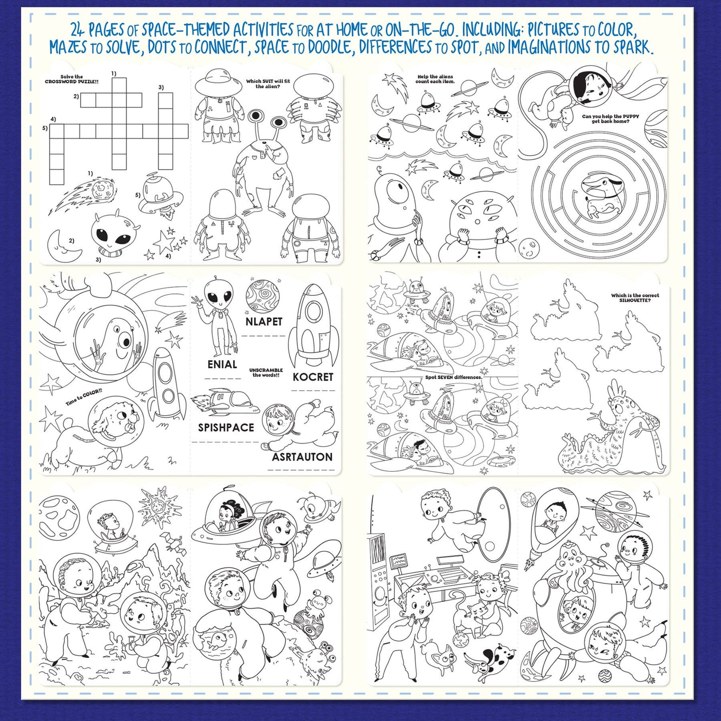 Little Book of Big Fun Activity Book | Space Adventure