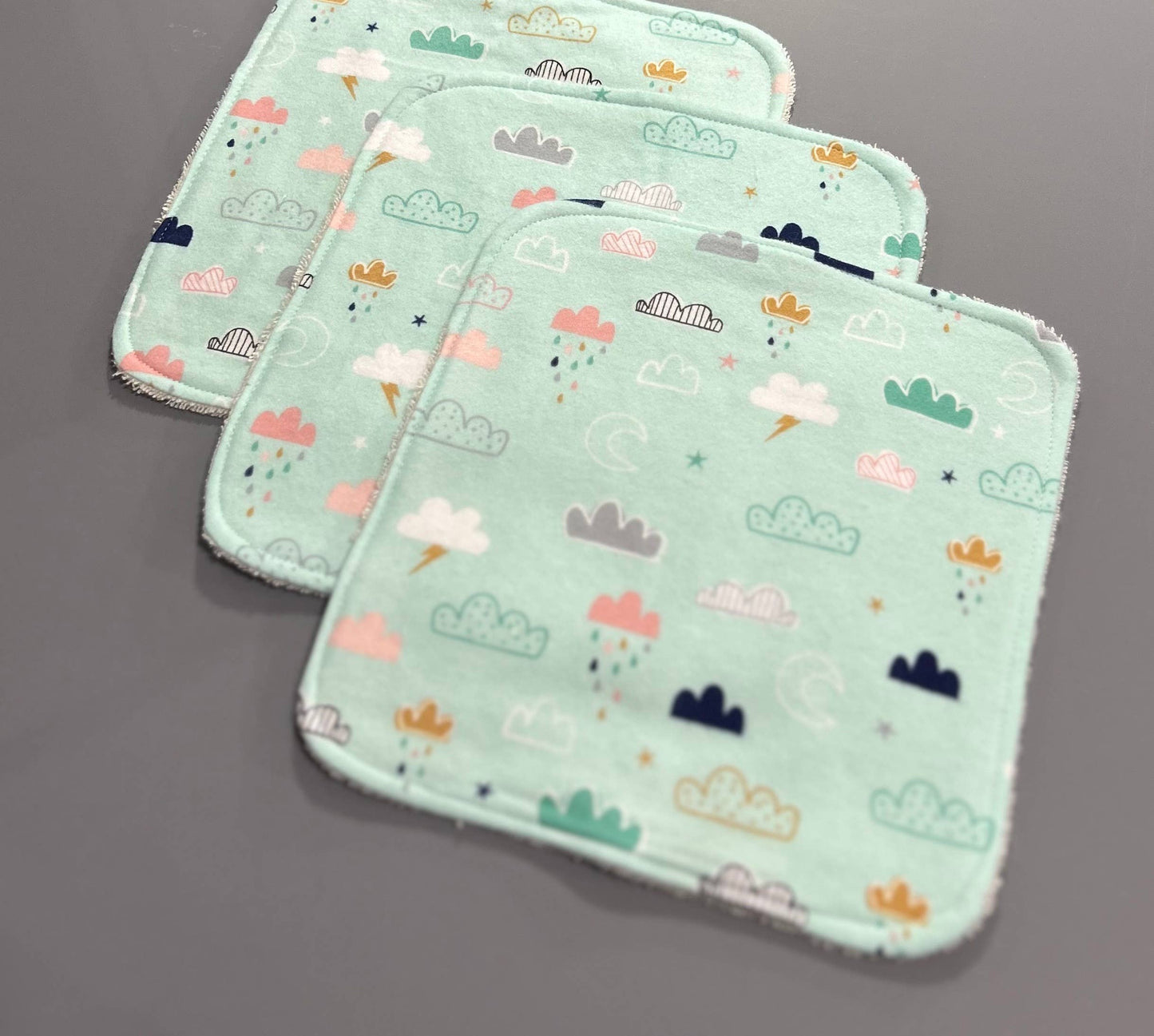 Washcloths Set | Happy Clouds
