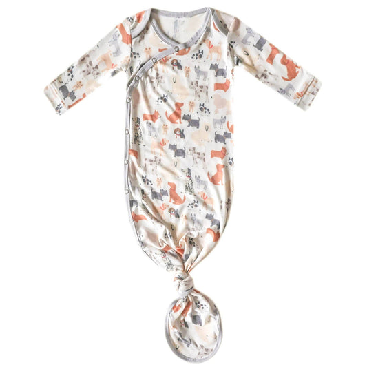 Newborn Knotted Gown | Rufus
