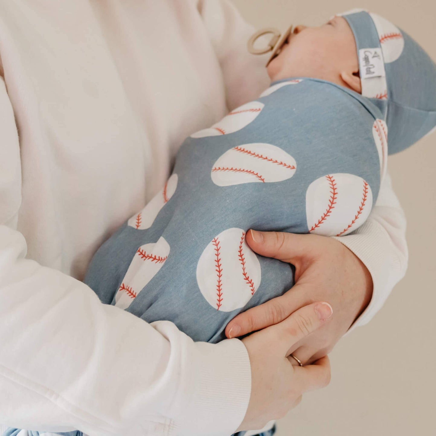 Knit Swaddle Blanket | Slugger