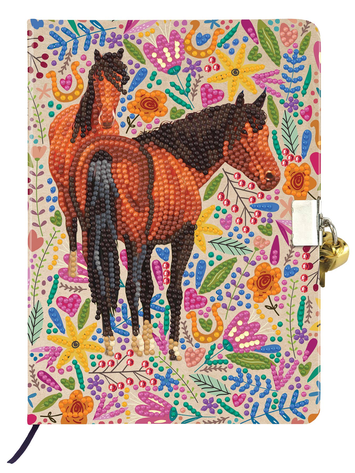 Crystal Art® Secret Diary Kit – Horse Love