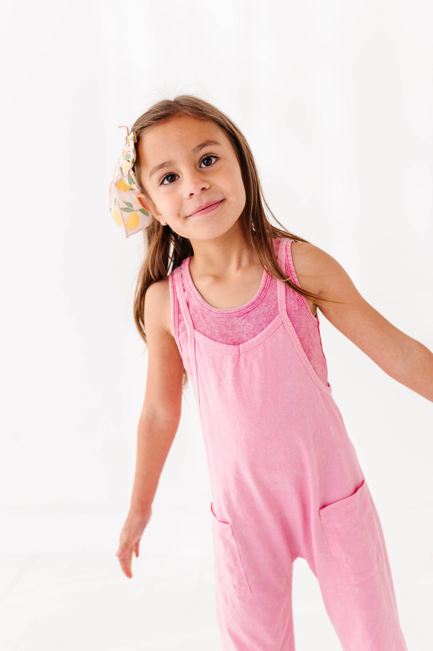 Baby Pink Vintage Romper & Tank
