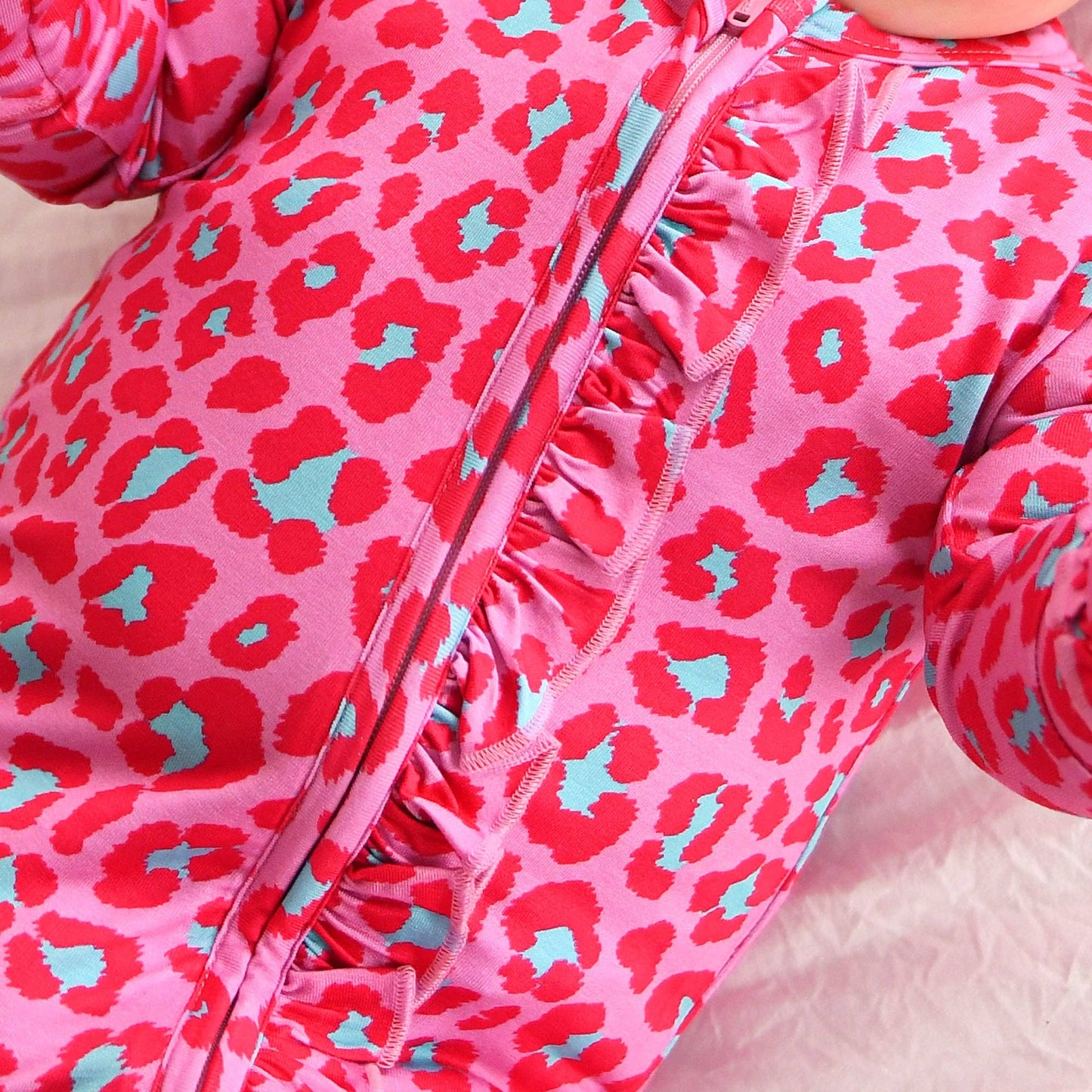 Pink Leopard Bamboo Sleeper