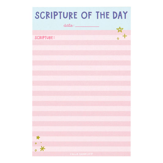 Scripture of the Day Notepad