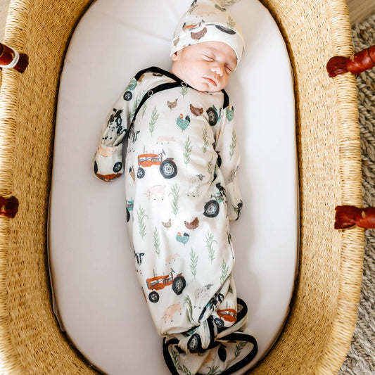 Newborn Knotted Gown | Jo