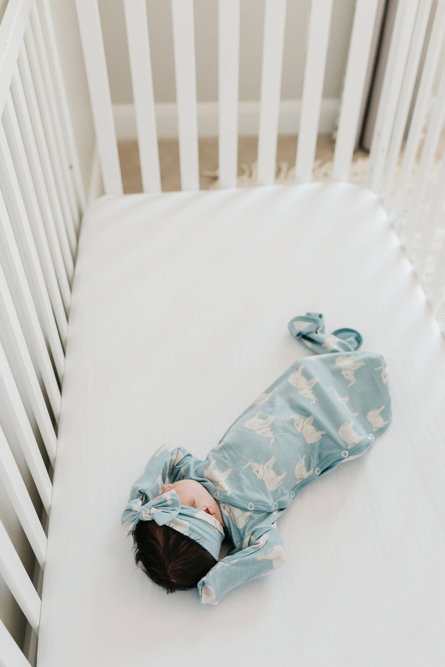 Newborn Knotted Gown | Peanut