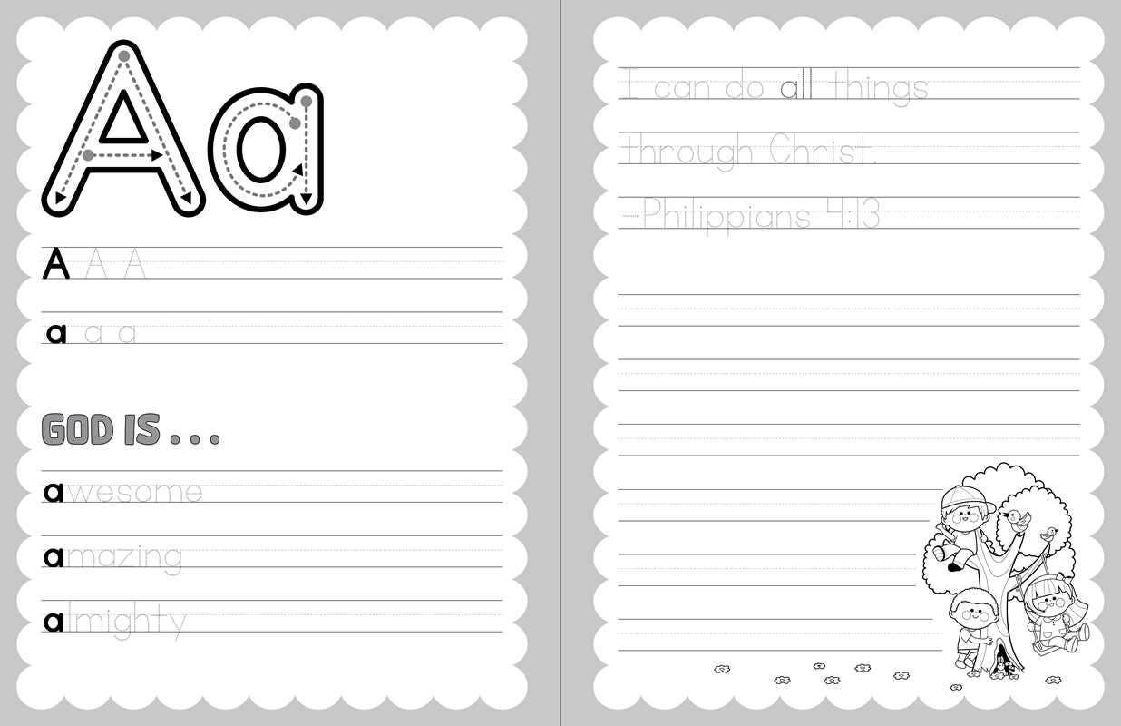 Bible Verse Handwriting Workbook