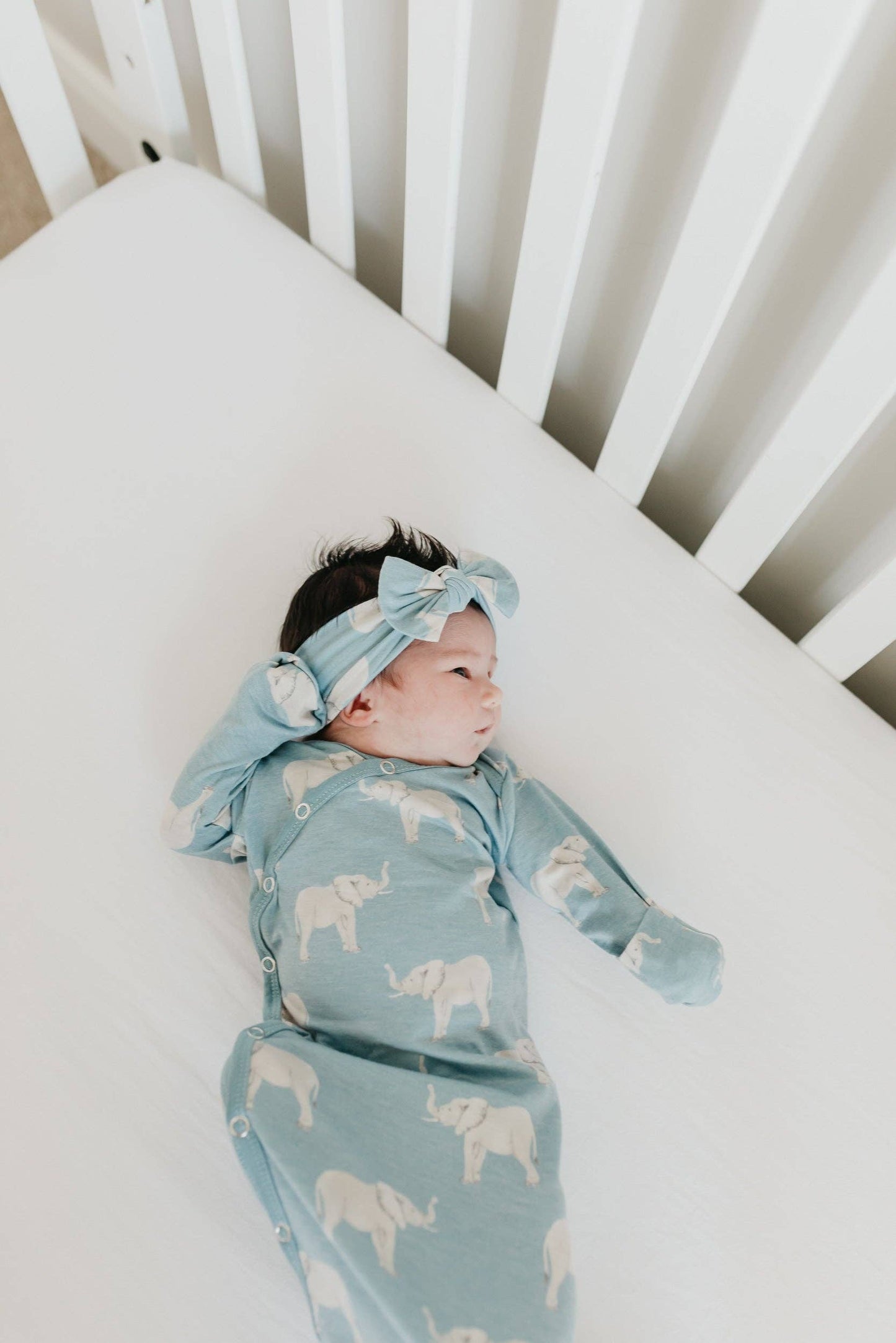 Newborn Knotted Gown | Peanut
