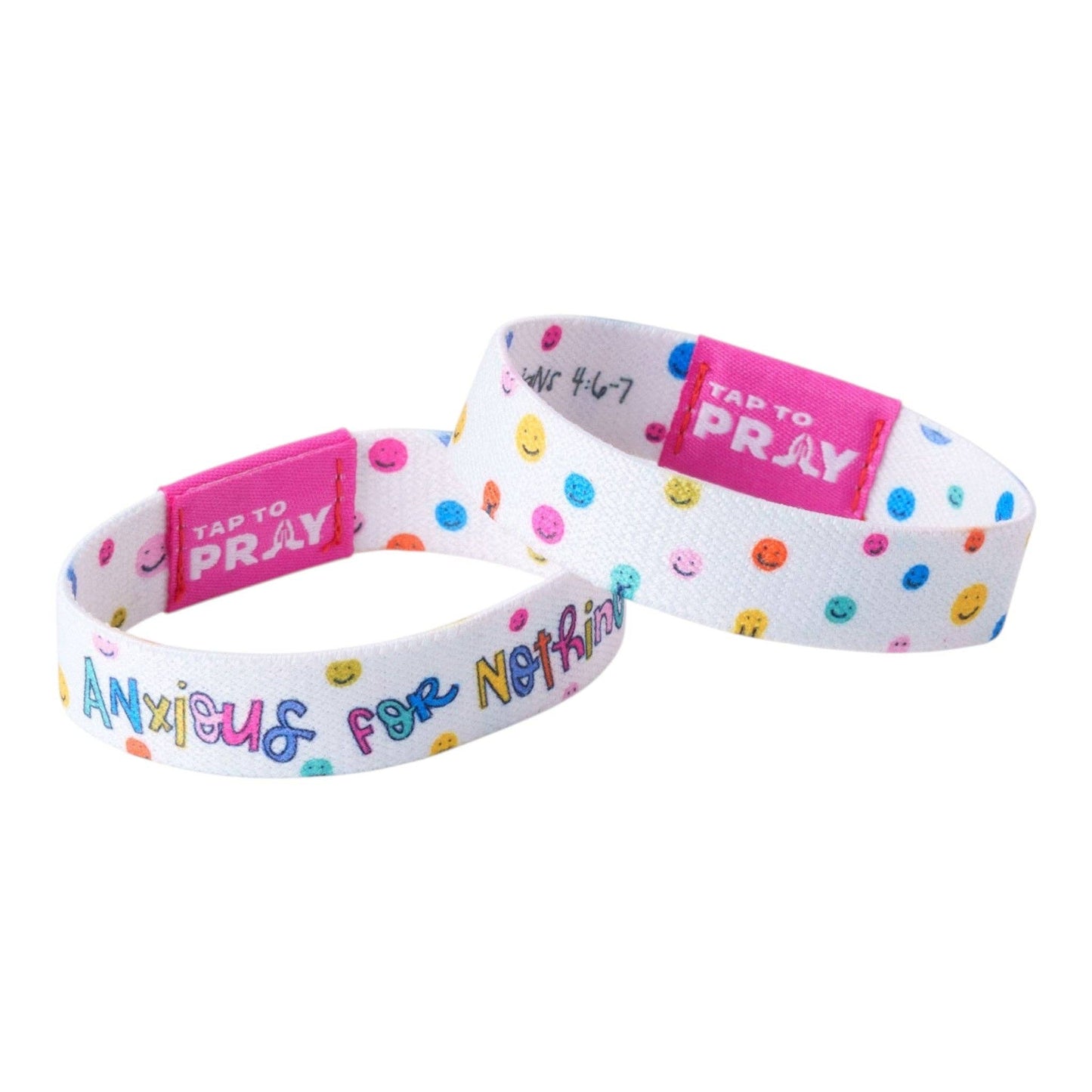 Tap To Pray® Kingfolk Series Wristband – Anxious For Nothing