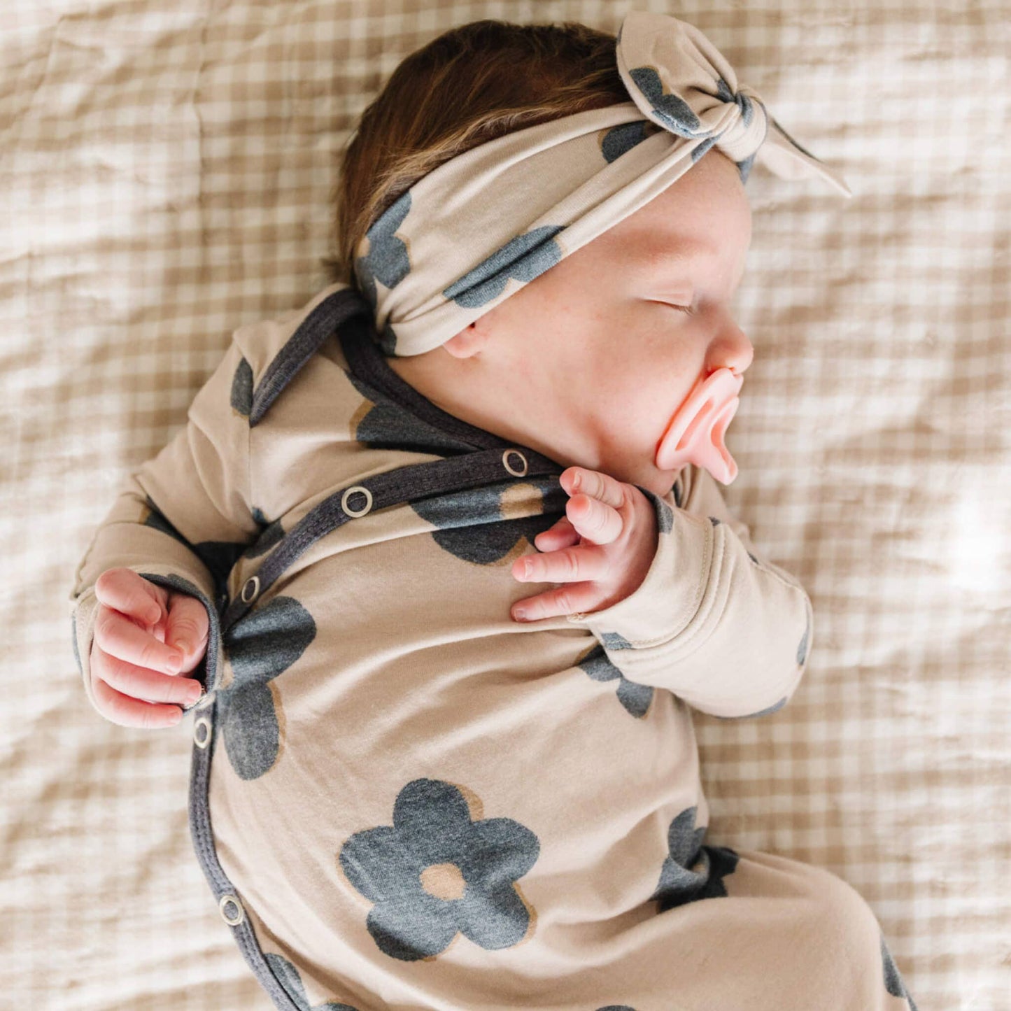 Newborn Knotted Gown | Gemma