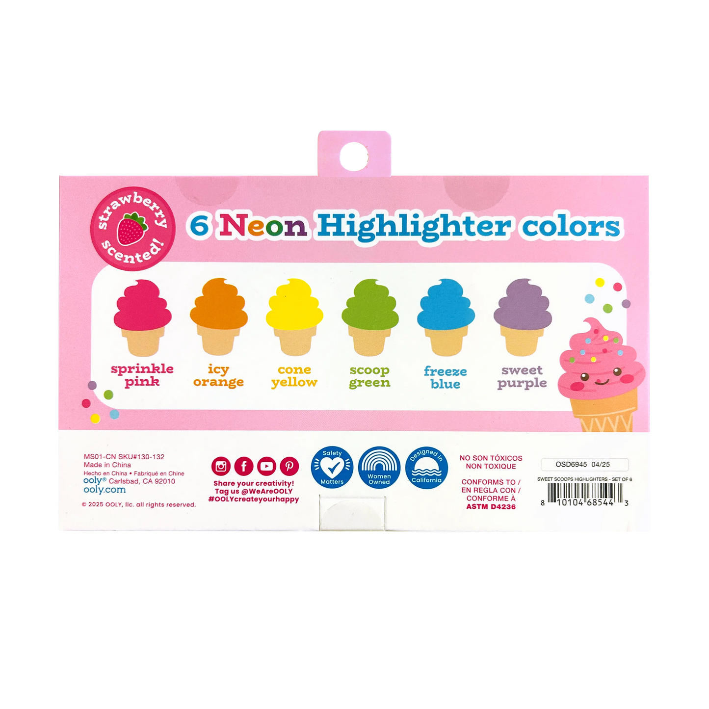 Sweet Scoops Neon Highlighters
