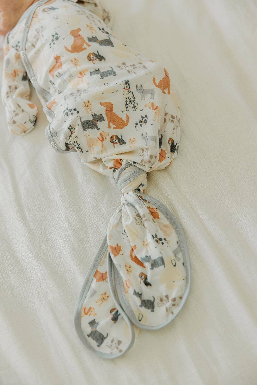Newborn Knotted Gown | Rufus