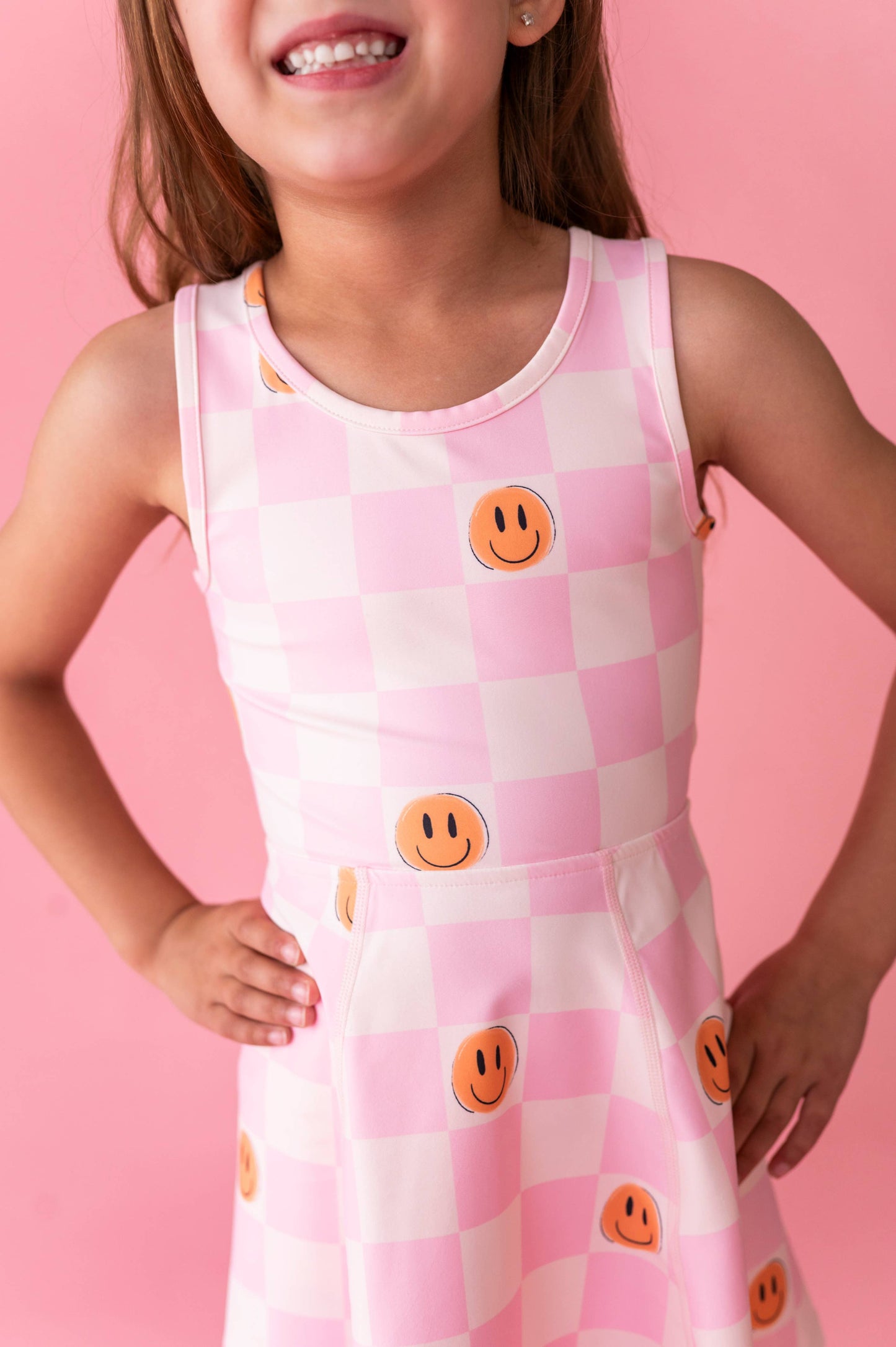 Happy Hopscotch | Twisty Back Active Dress