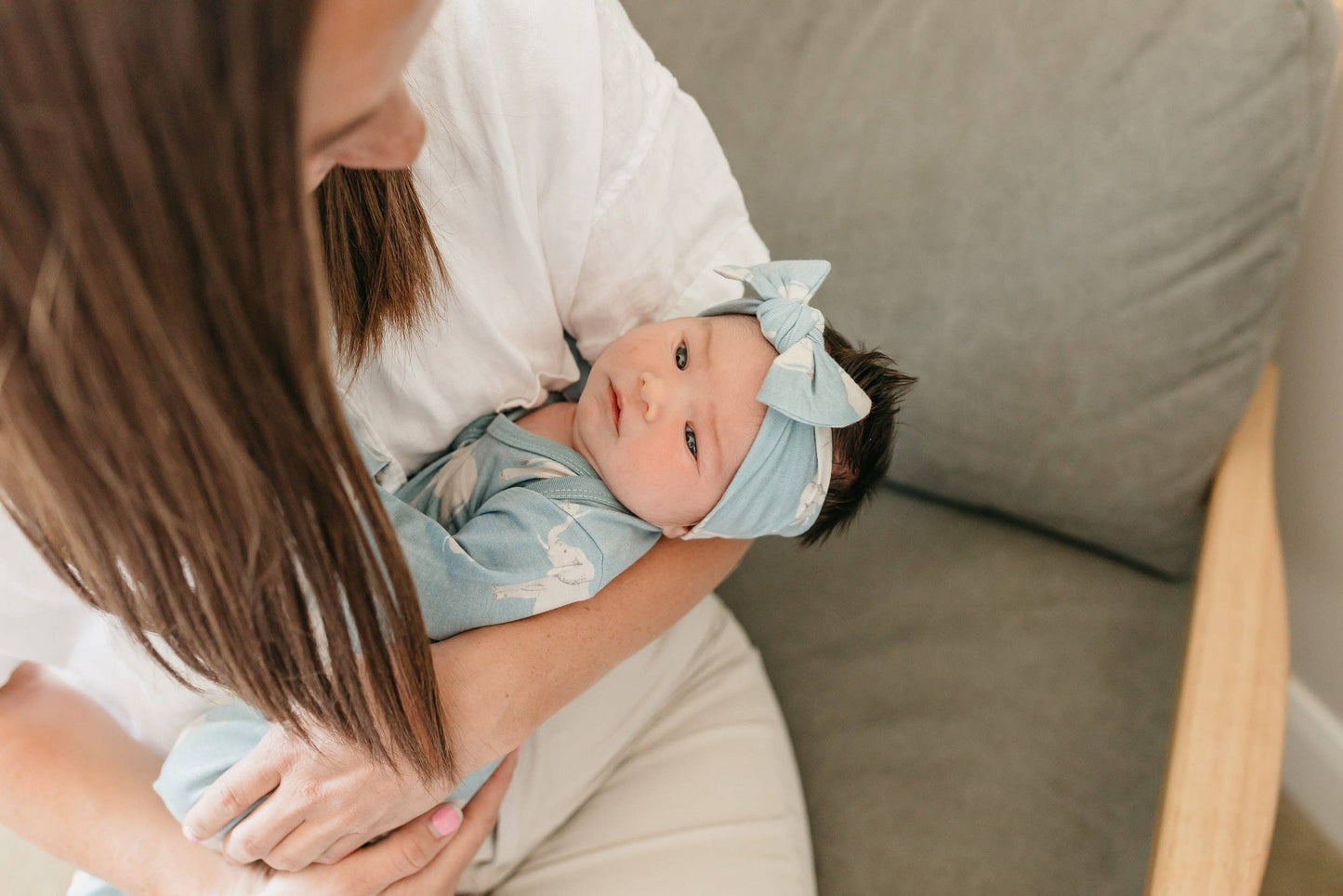 Newborn Knotted Gown | Peanut
