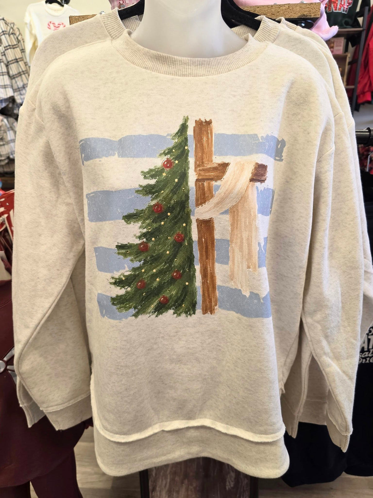Cross Tree Sweater