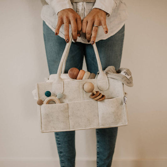 Diaper Caddy | White