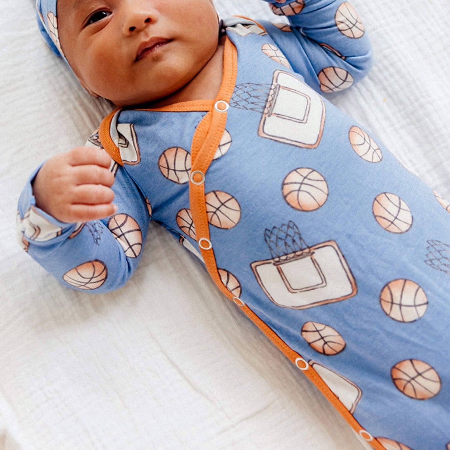 Newborn Knotted Baby Gown | Dunk