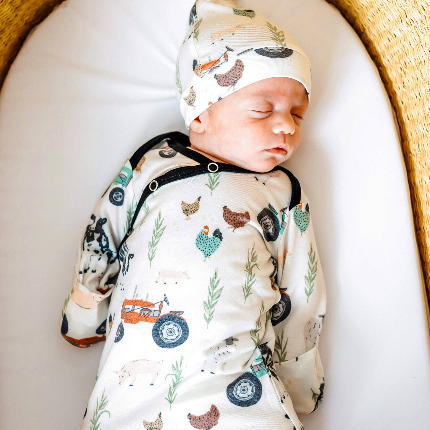 Newborn Knotted Gown | Jo