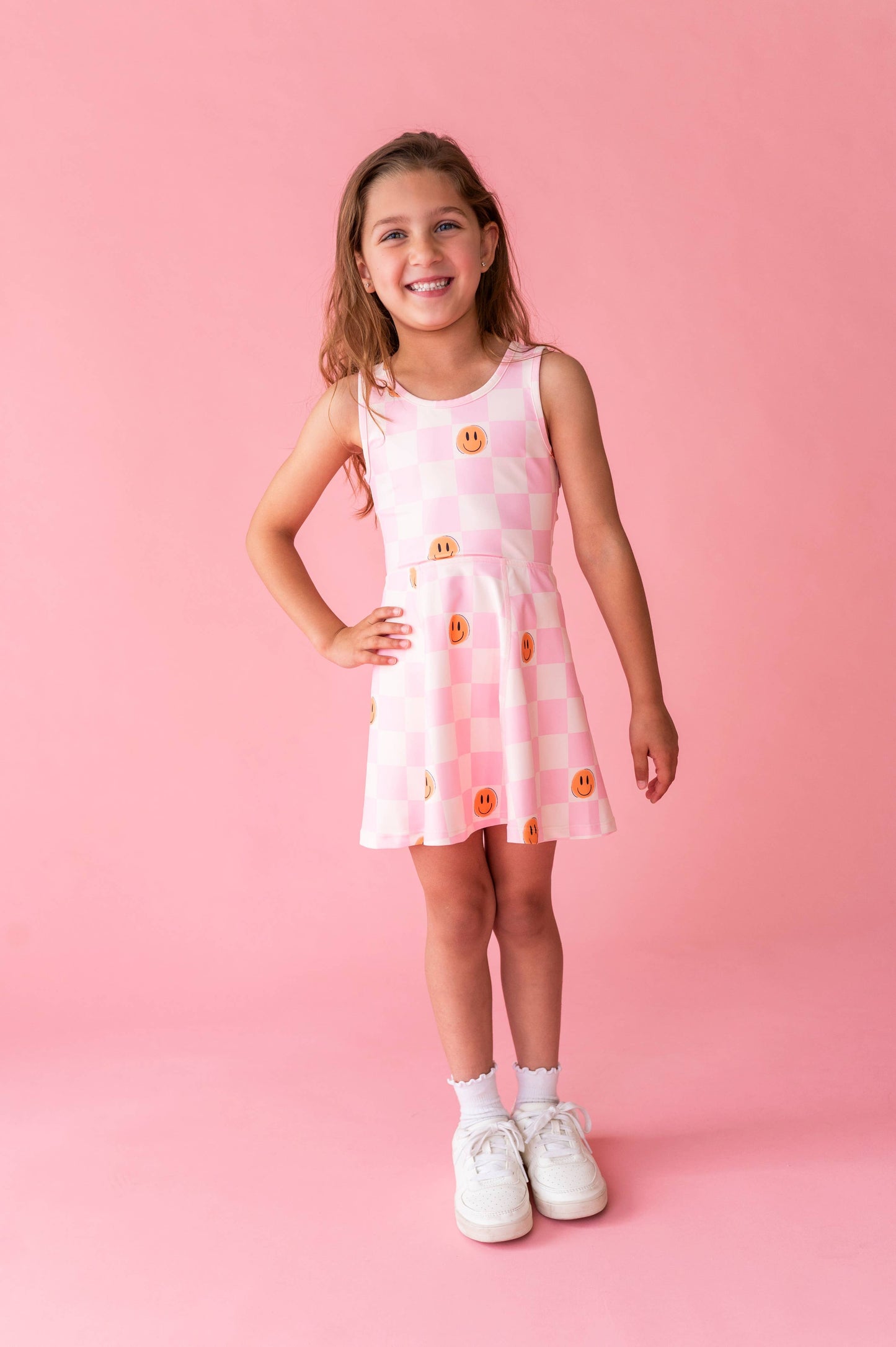Happy Hopscotch | Twisty Back Active Dress
