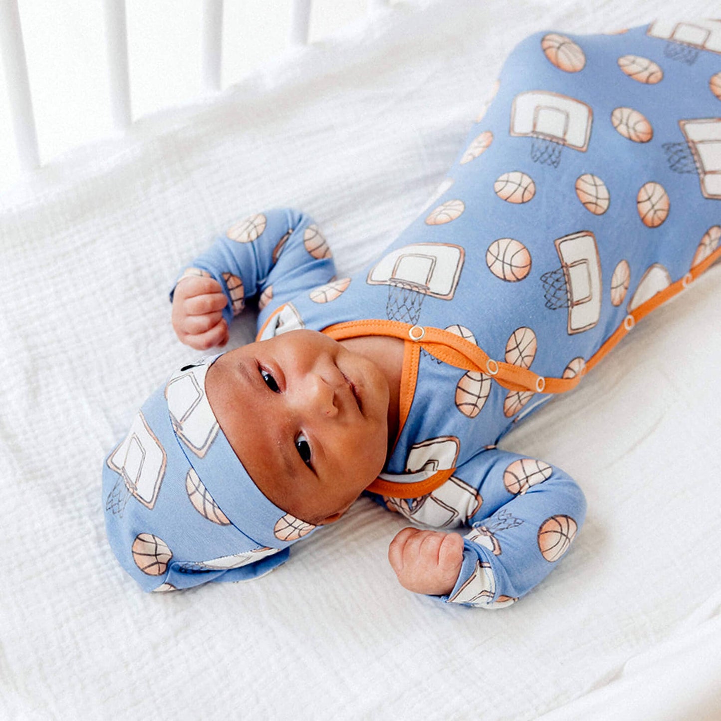 Newborn Knotted Baby Gown | Dunk
