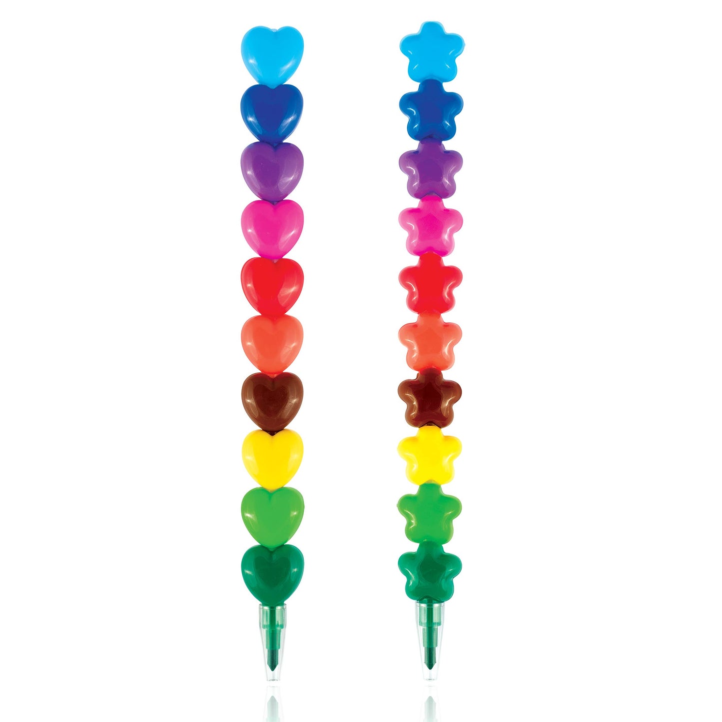 Rainbow Stackers | Stackable Crayons