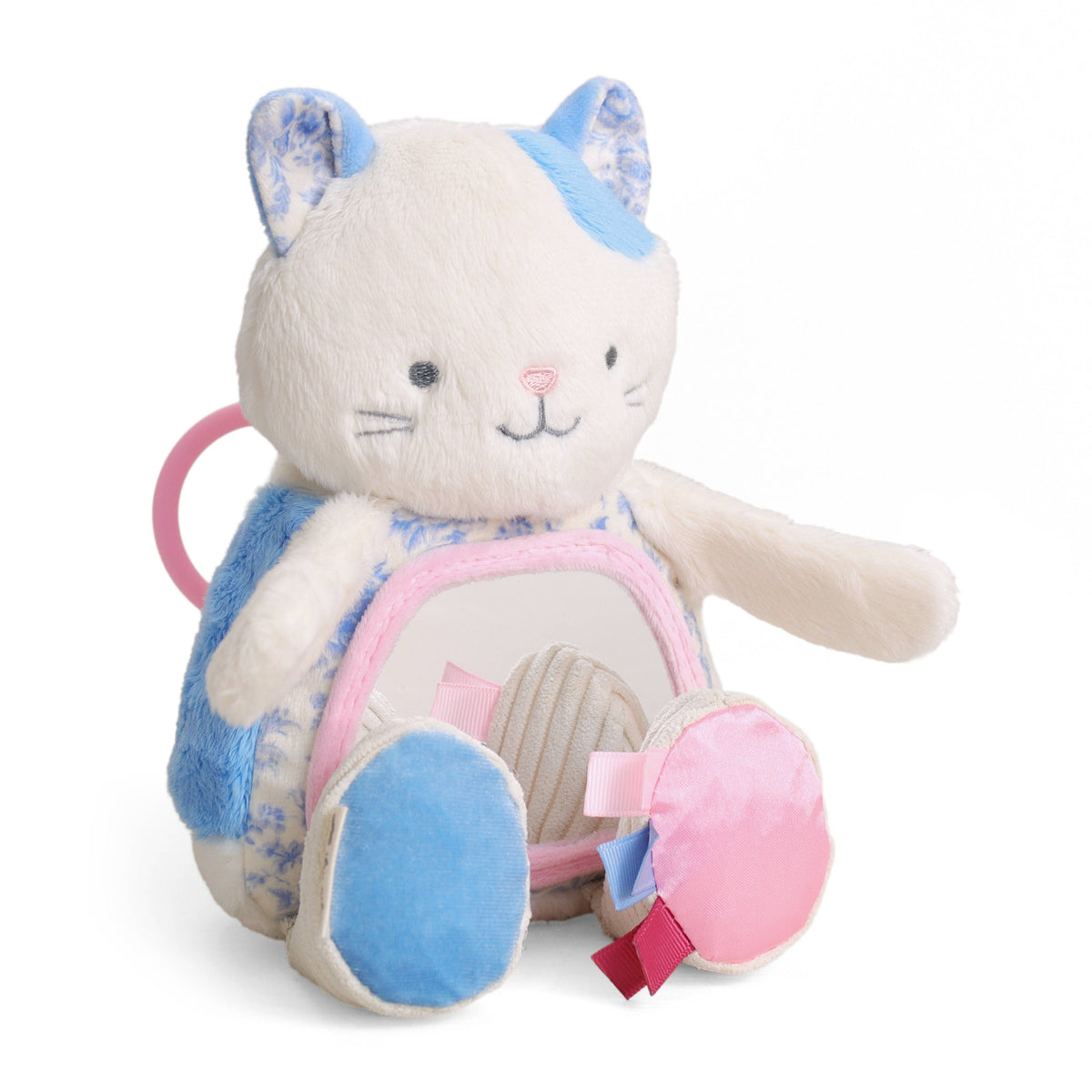 Itzy Bitzy Mirror™ Sensory Tummy Time Mirror | Kitty